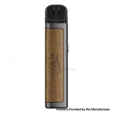 [Ships from Bonded Warehouse] Authentic Kumiho THOTH C Pod System Kit - Woody Brown Plastic Gunmetal, 900mAh, 2ml, 0.6ohm