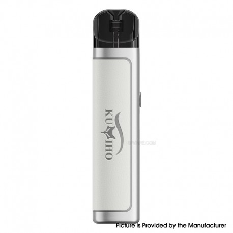 [Ships from Bonded Warehouse] Authentic Kumiho THOTH C Pod System Kit - White Zinc Alloy Chrome Silver, 900mAh, 2ml, 0.6ohm