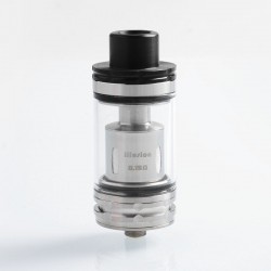 Authentic GeekVape illusion Sub Ohm Tank Clearomizer - Silver, Stainless Steel + Glass, 4.5ml, 24m Diameter