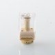 Rekavape Dotshell Limited Edition Style RBA Tank w/ 3 MTL Pin for dotMod dotAIO V1 / V2 AIO Pod - Gold, 1.0mm + 1.2mm + 1.5mm