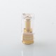 Rekavape Dotshell Limited Edition Style RBA Tank w/ 3 MTL Pin for dotMod dotAIO V1 / V2 AIO Pod - Gold, 1.0mm + 1.2mm + 1.5mm