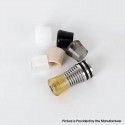 415 Short 510 Drip Tip Set with 6 Mouthpieces for RTA / RDA Atomizer - Silver