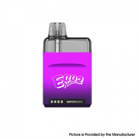 [Ships from Bonded Warehouse] Authentic Vaporesso ECO Nano 2 Pod System Kit - Mistic Purple, 1000mAh, 6ml, 0.6ohm