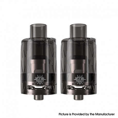 [Ships from Bonded Warehouse] Authentic FreeMax Gemm Disposable Tank Atomizer 5ml - Black, G1 SS316L 0.12ohm (2 PCS)