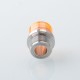 Wildtip Style Integrated Drip Tip for dotMod dotAIO V1 / V2 Pod - Translucent Yellow, Stainless Steel + Acrylic