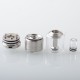 Rekavape Eros Style MTL RTA Rebuildable Tank Atomizer Kit - Silver, 4ml, Air Pin 1.0 / 1.2 / 1.3 / 1.4 / 1.5 / 1.7mm