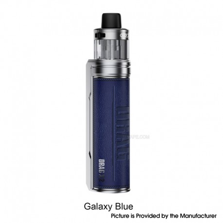 [Ships from Bonded Warehouse] Authentic Voopoo Drag X2 80W Box Mod Kit + PnP X Cartridge DTL - Galaxy Blue, 5~80W, 5ml, 0.3ohm