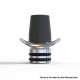 Authentic Auguse Cowboy 510 Drip Tip Set for RTA / RDA Atomizer - Silver