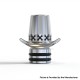 Authentic Auguse Cowboy 510 Drip Tip Set for RTA / RDA Atomizer - Silver