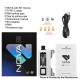 [Ships from Bonded Warehouse] Authentic Vandy Vape Nova 60W AIO VW Box Mod Kit - Silver Shiver, 5~60W, 1 x 18650, 6ml