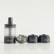 Rekavape Kuma Style MTL RTA Atomizer - Black, 4.5ml, 0.8 x 2, 0.9 x 2, 1.0 x 2, 1.2 x 2, 1.4 x 2, 1.6mm x 2 Air Pin, 22mm