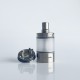 Rekavape Kuma Style MTL RTA Atomizer - Silver, 4.5ml, 0.8 x 2, 0.9 x 2, 1.0 x 2, 1.2 x 2, 1.4 x 2, 1.6mm x 2 Air Pin, 22mm