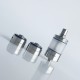 Rekavape Kuma Style MTL RTA Atomizer - Silver, 4.5ml, 0.8 x 2, 0.9 x 2, 1.0 x 2, 1.2 x 2, 1.4 x 2, 1.6mm x 2 Air Pin, 22mm