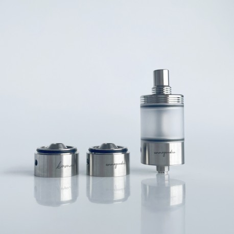 Rekavape Kuma Style MTL RTA Atomizer - Silver, 4.5ml, 0.8 x 2, 0.9 x 2, 1.0 x 2, 1.2 x 2, 1.4 x 2, 1.6mm x 2 Air Pin, 22mm