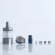 Rekavape Kuma Style MTL RTA Atomizer - Titanium, 4.5ml, 0.8 x 2, 0.9 x 2, 1.0 x 2, 1.2 x 2, 1.4 x 2, 1.6mm x 2 Air Pin, 22mm