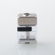 Mods House Ghost Style Boro RBTA for BB / Billet / Boro Box Mod - Silver, 4.2ml, 4 PCS MTL Pins 0.9, 1.2, 1.5, 1.8mm