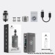 [Ships from Bonded Warehouse] Authentic Lost Vape Centaurus N200 Mod Kit with Centaurus Sub Ohm Tank 5ml - Grey Rock, VW 5~200W