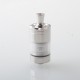 Diplomat Style MTL RTA Rebuildable Tank Atomizer - Silver, 4.5ml, 5 PCS Air Pin 0.8 / 1.0 / 1.2 / 1.5 / 1.8mm