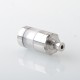 Diplomat Style MTL RTA Rebuildable Tank Atomizer - Silver, 4.5ml, 5 PCS Air Pin 0.8 / 1.0 / 1.2 / 1.5 / 1.8mm