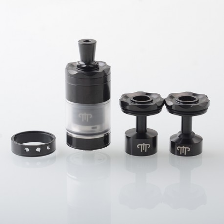 Diplomat Style MTL RTA Rebuildable Tank Atomizer - Black, 4.5ml, 5 PCS Air Pin 0.8 / 1.0 / 1.2 / 1.5 / 1.8mm