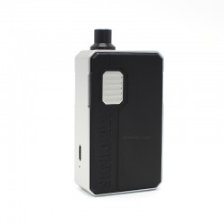 SXK D-01 Style 70W AlO Box Mod - Silver, VW 1~70W, 1 x 18650, Compatible with DotAIO Tanks