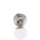 SXK Alpha Style RTA Rebuildable Tank Atomizer - Silver, 316 Stainless Steel + PEI, 2.8ml, 22mm Diameter