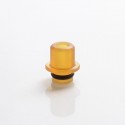 SXK Replacement Clear Top Cap Tank Tube + Drip Tip Set Kit for SXK Alpha / Alpha Style RTA - Brown, PEI, 2.8ml, 22mm