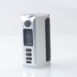 [Ships from Bonded Warehouse] Authentic Dovpo Riva 200W TC VW Box Mod - Silver Black, 5~200W, 2 x 18650