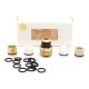 SXK Hussar Vapes Modular DT Style Drip Tip Set for BxR / BB / Billet Mod - Gold, 1 x BB Connector, 5 x Mouthpiece