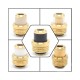 SXK Hussar Vapes Modular DT Style Drip Tip Set for BxR / BB / Billet Mod - Gold, 1 x BB Connector, 5 x Mouthpiece