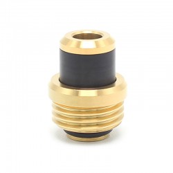 SXK Hussar Vapes Modular DT Style Drip Tip Set for BxR / BB / Billet Mod - Gold, 1 x BB Connector, 5 x Mouthpiece