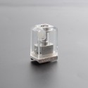 SXK VapeSnail Style Replacement Tank RBA + Base Deck w/ 4.0mm Chimney for SXK BB / Billet Box Mod Kit - PCTG + 316SS