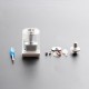 SXK VapeSnail Style Replacement Tank RBA + Base Deck w/ 4.0mm Chimney for SXK BB / Billet Box Mod Kit - PCTG + 316SS