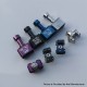 5AVape Wick'd Reviv'D Style RBA Bridge for Billet / BB / Boro - Blue, 7 PCS Air Pin 1.2 / 2.0 / 2.5 / 3.0 / 3.5 / 4.0 / 4.5mm