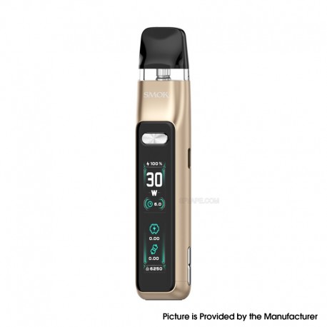 [Ships from Bonded Warehouse] Authentic SMOK Novo GT 30W Pod System Kit - Pale Gold, 1300mAh, 2ml, 0.6ohm / 0.8ohm