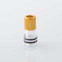 Monarchy Tapered V2 Style 510 Drip Tip for RDA / RTA / RDTA Atomizer - Gold, POM + Aluminum