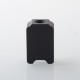 Authentic ThunderHead Creations Blaze Sliding Empty Boro Tank for BB / Billet / Boro Box Mod - Matte Black, Single Glass