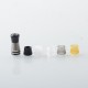 415 Short 510 Drip Tip Set with 6 Mouthpieces for RTA / RDA Atomizer - Silver