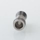 415 Short 510 Drip Tip Set with 6 Mouthpieces for RTA / RDA Atomizer - Silver