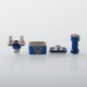 Wick'd Reviv'D Style RBA Bridge for Billet / BB / Boro - Blue, SS, 7 PCS Air Pin 1.0 / 2.0 / 2.5 / 3.0 / 3.5 / 4.0 / 4.5mm