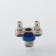 Wick'd Reviv'D Style RBA Bridge for Billet / BB / Boro - Blue, SS, 7 PCS Air Pin 1.0 / 2.0 / 2.5 / 3.0 / 3.5 / 4.0 / 4.5mm