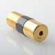 Bestia Mods Furia Style Mechanical Mod - Brass, 1 x 18650 / 20700 / 21700, Black Ring