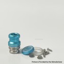 Rekavape Mission XV KB2 Style Replacement Integrated Drip Tip + Button Set for dotMod dotAIO V2 Pod - Tiffany Blue