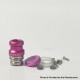 Rekavape Mission XV KB2 Style Replacement Integrated Drip Tip + Button Set for dotMod dotAIO V2 Pod - Pink