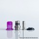 Rekavape Mission Dotaio Tips V2 ARC Style AIO Drip Tip for dotMod dotAIO V1 / V2 Pod - Purple, Resin