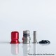 Rekavape Mission Dotaio Tips V2 ARC Style AIO Drip Tip for dotMod dotAIO V1 / V2 Pod - Red, Aluminum