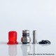 Rekavape Mission Boro Tips V2 ARC Style Drip Tip for BB / Billet Boro Mod - Red, Resin