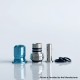 Rekavape Mission Boro Tips V2 ARC Style Drip Tip for BB / Billet Boro Mod - Blue, Aluminum