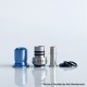 Rekavape Mission Boro Tips V2 ARC Style Drip Tip for BB / Billet Boro Mod - Blue, Aluminum