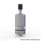 Authentic Auguse V3 RTA Atomizer - Matte Silver, 4ml, 9 x Air Pins 0.8, 0.9, 1.0, 1.2, 1.4, 2 x 0.8, 2 x 0.9, 2 x 1.0, 2 x 1.2mm